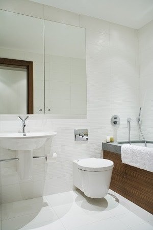 Minimalist small bathroom